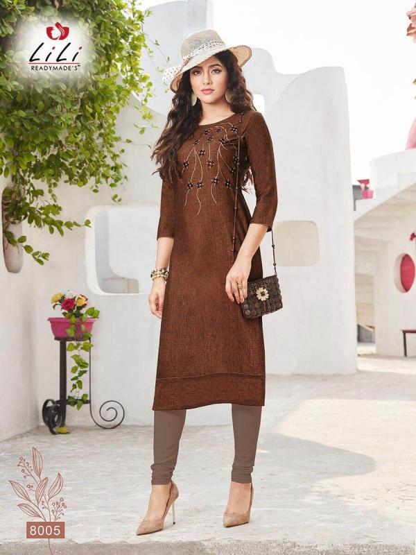 Lili Suhani Cotton Embroidery Fancy Kurti Catalogue 